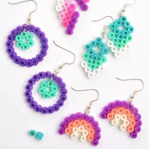 Perler Bead Earrings